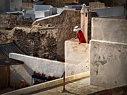 Bernhard Saalfeld - Red Lady at Essaouira